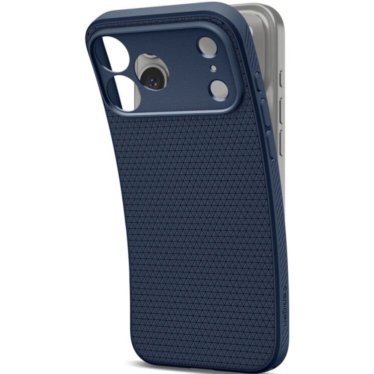 Захисний чохол Spigen Liquid Air для iPhone 18 Pro Max (ACS12112) - Navy Blue: фото 4 з 12