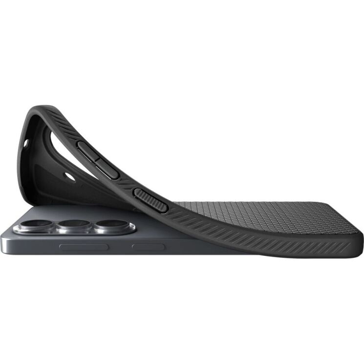 Защитный чехол Spigen Liquid Air (MagFit) для Samsung Galaxy S26 Plus (S947) ACS10704 - Matte Black: фото 5 из 15