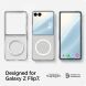 Захисний чохол Spigen (SGP) AirSkin (MagFit) для Samsung Galaxy Flip 7 (ACS09556) - Clear / White (383933C). Фото 14 з 19
