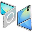 Захисний чохол Spigen (SGP) AirSkin (MagFit) для Samsung Galaxy Flip 7 (ACS09556) - Clear / White (383933C)