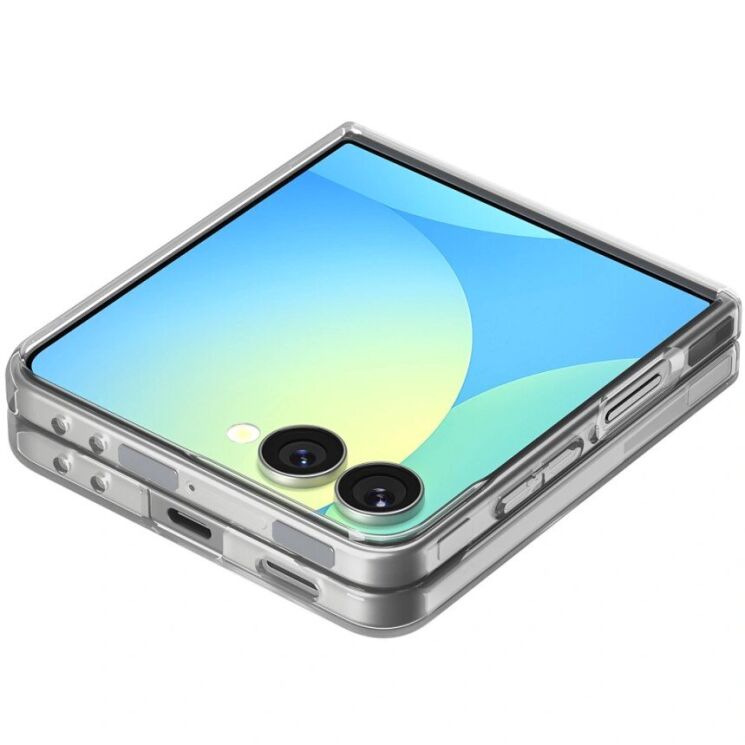Захисний чохол Spigen (SGP) AirSkin (MagFit) для Samsung Galaxy Flip 7 (ACS09556) - Clear / White: фото 8 з 19
