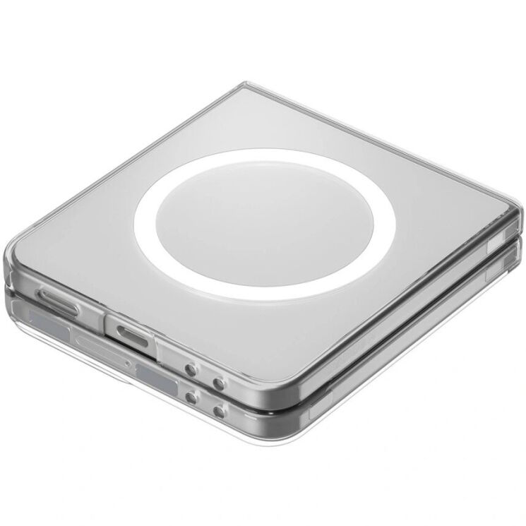 Захисний чохол Spigen (SGP) AirSkin (MagFit) для Samsung Galaxy Flip 7 (ACS09556) - Clear / White: фото 7 з 19
