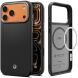 Защитный чехол Spigen Enzo Aramid T (MagFit) для iPhone 17 Pro (ACS09958) - Black Silver (389129BS). Фото 1 из 16