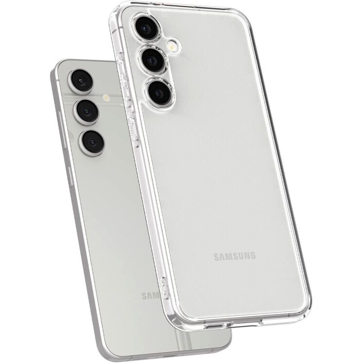 Защитный чехол Spigen (SGP) Ultra Hybrid для Samsung Galaxy S24 FE (S721) - Clear: фото 4 из 13