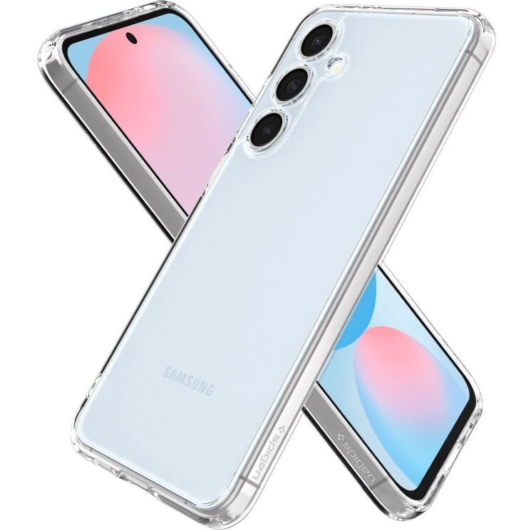 Защитный чехол Spigen (SGP) Ultra Hybrid для Samsung Galaxy S24 FE (S721) - Clear: фото 3 из 13
