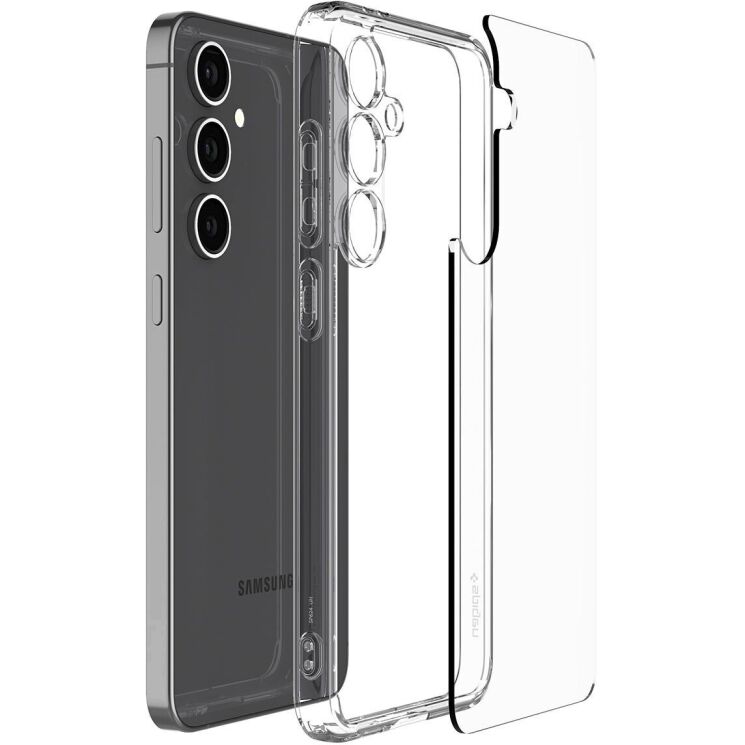 Защитный чехол Spigen (SGP) Ultra Hybrid для Samsung Galaxy S24 FE (S721) - Clear: фото 5 из 13
