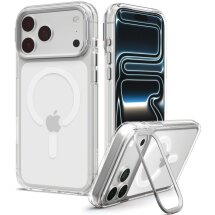 Защитный чехол Spigen Ultra Hybrid Optik S (MagFit) для iPhone 18 Pro Max / 17 Pro Max (ACS11908) - Clear / Silver: фото 1 из 11