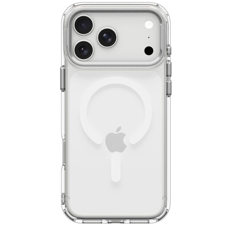 Защитный чехол Spigen Ultra Hybrid Optik S (MagFit) для iPhone 18 Pro Max / 17 Pro Max (ACS11908) - Clear / Silver (440309CS) Защитный чехол Spigen Ultra Hybrid Optik S (MagFit) для iPhone 18 Pro Max / 17 Pro Max (ACS11908) - Clear / Silver: фото 2 из 11