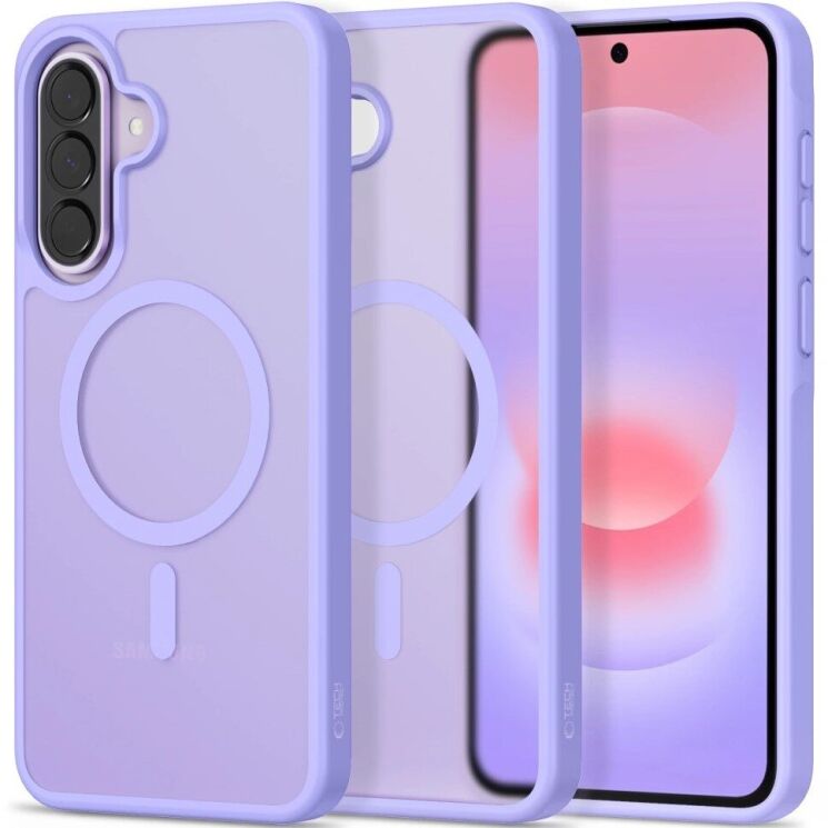 Защитный чехол Tech-Protect Magmat MagSafe для Samsung Galaxy A57 (A576) - Matte Lilac: фото 1 из 7