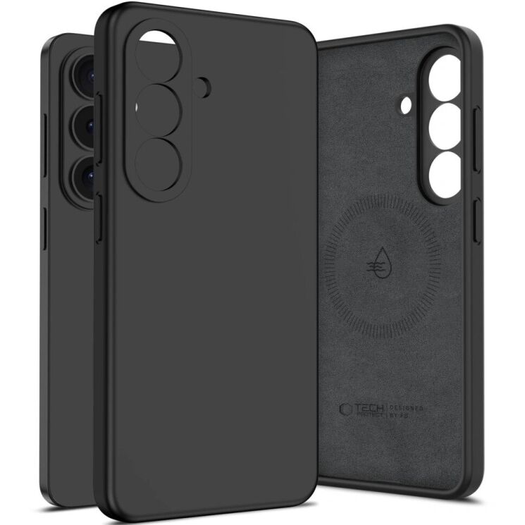 Защитный чехол Tech-Protect Silicone MagSafe для Samsung Galaxy S26 (S942) - Black: фото 2 из 9