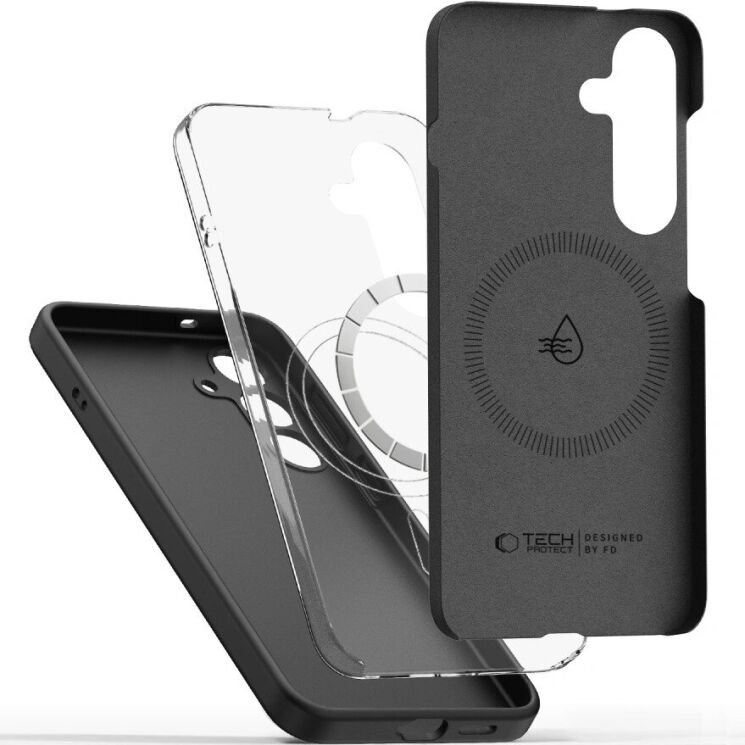 Защитный чехол Tech-Protect Silicone MagSafe для Samsung Galaxy S26 (S942) - Black: фото 3 из 9