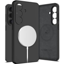 Защитный чехол Tech-Protect Silicone MagSafe для Samsung Galaxy S26 (S942) - Black: фото 1 из 9