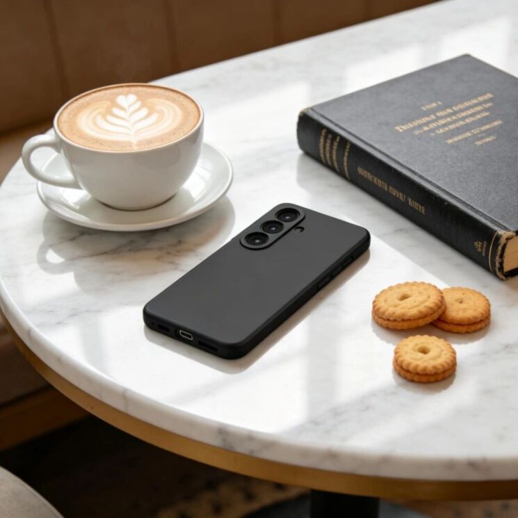 Защитный чехол Tech-Protect Silicone MagSafe для Samsung Galaxy S26 (S942) - Black: фото 5 из 9