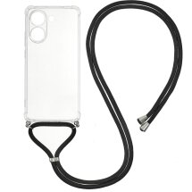Захисний чохол UniCase AirBag with Strap для Xiaomi Poco X7 Pro - Transparent: фото 1 з 8