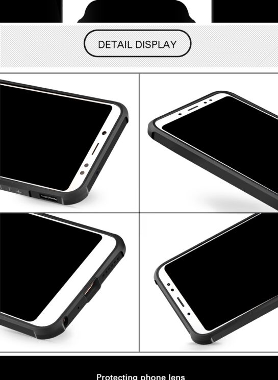 Защитный чехол UniCase Black Style для Xiaomi Redmi Note 5 / Note 5 Pro - Skull Pattern: фото 10 из 11