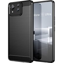Защитный чехол UniCase Carbon для ASUS Zenfone 11 Ultra - Black: фото 1 из 8