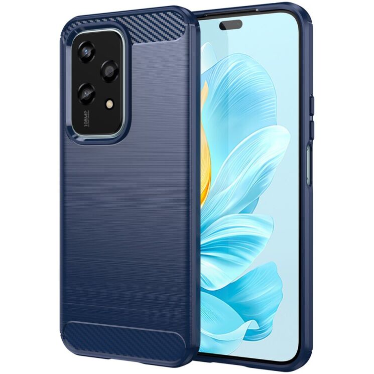 Защитный чехол UniCase Carbon для Honor 200 Lite - Blue: фото 1 из 10