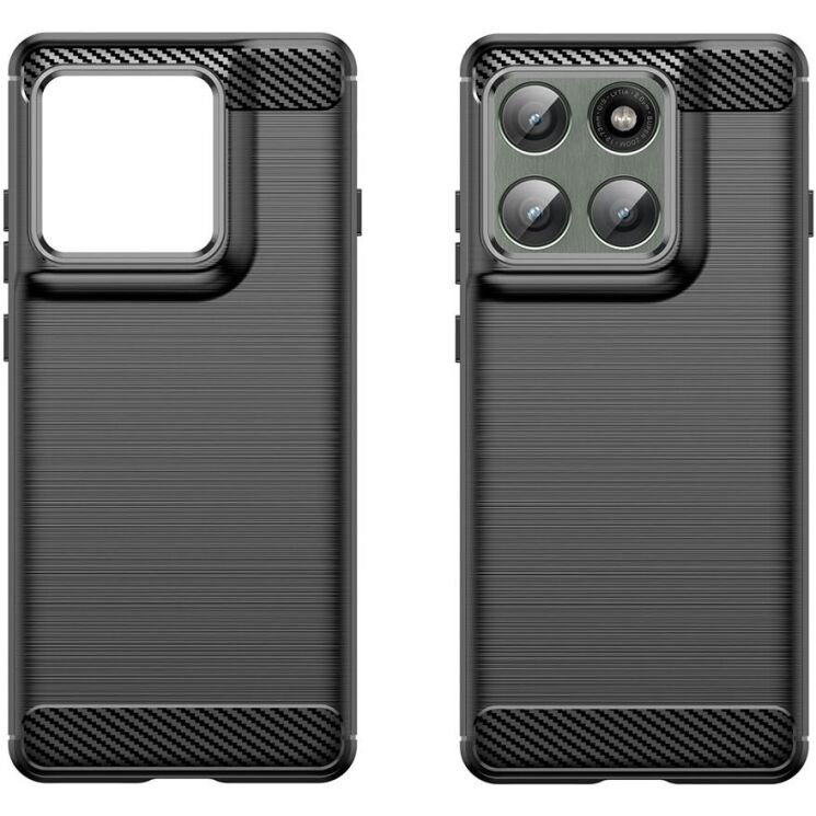 Защитный чехол UniCase Carbon для Motorola Edge 60 Pro - Black: фото 2 из 10