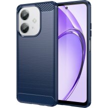 Защитный чехол UniCase Carbon для OPPO A3x / A3 / A40m - Blue: фото 1 из 11