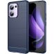 Защитный чехол UniCase Carbon для OPPO Reno 13 F/FS 5G - Blue (375704L). Фото 1 из 8
