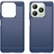 Защитный чехол UniCase Carbon для Realme C63 / C61 / Note 60x - Blue (359727L). Фото 2 из 10