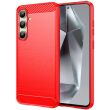 Защитный чехол UniCase Carbon для Samsung Galaxy S24 FE (S721) - Red (367527R)