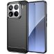 Защитный чехол UniCase Carbon для Xiaomi 15 Pro - Black (371111B). Фото 1 из 8