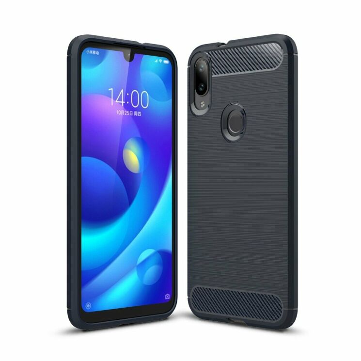 Защитный чехол UniCase Carbon для Xiaomi Mi Play - Blue: фото 1 из 8