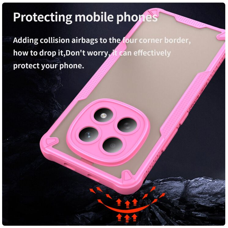 Защитный чехол UniCase Falcon Frame для Xiaomi Redmi Note 15 (4G/5G) / Poco M8 - Black: фото 3 из 9