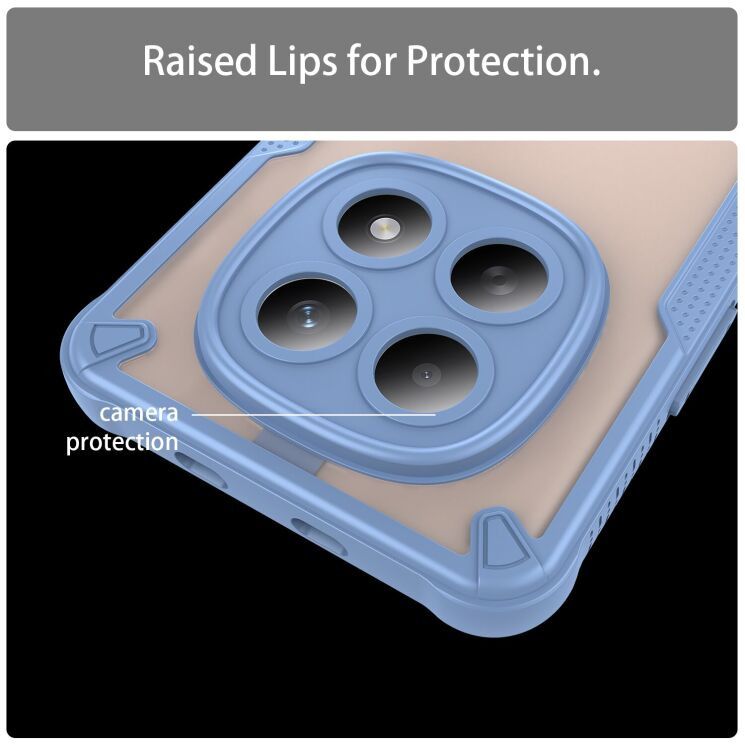 Защитный чехол UniCase Falcon Frame для Xiaomi Redmi Note 15 (4G/5G) / Poco M8 - Black: фото 6 из 9