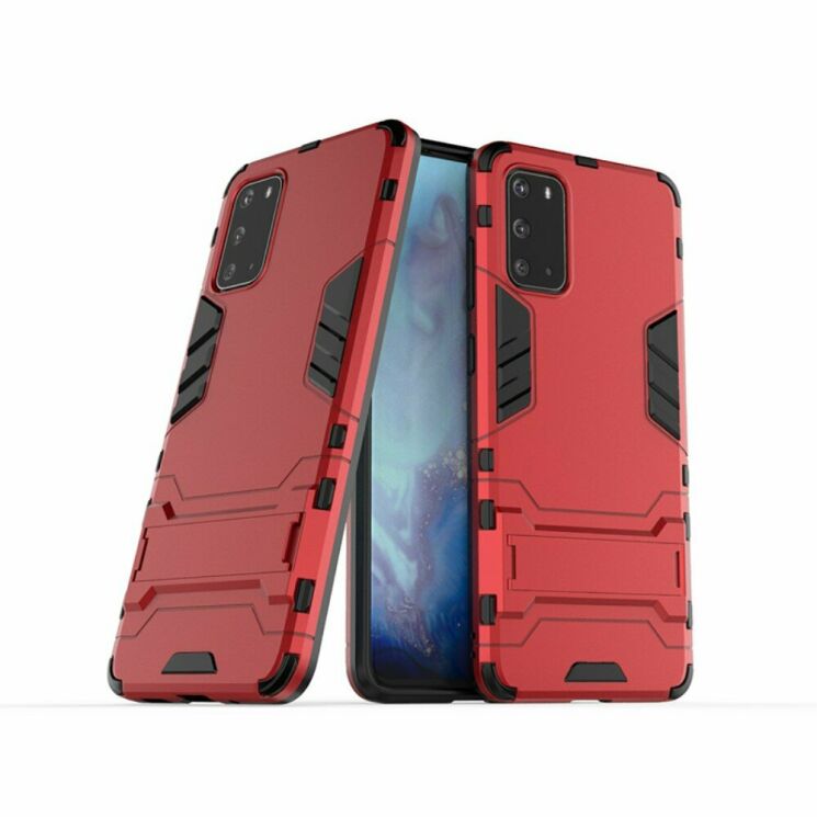 Защитный чехол UniCase Hybrid для Samsung Galaxy S20 (G980) - Red: фото 2 из 5