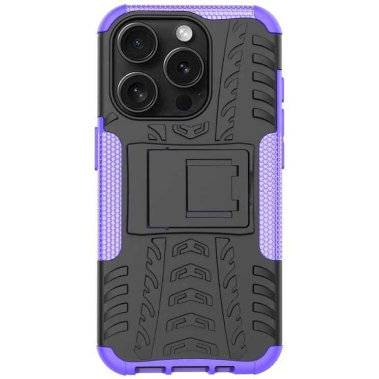 Защитный чехол UniCase Hybrid X для Apple iPhone 15 Pro Max - Purple: фото 2 из 15