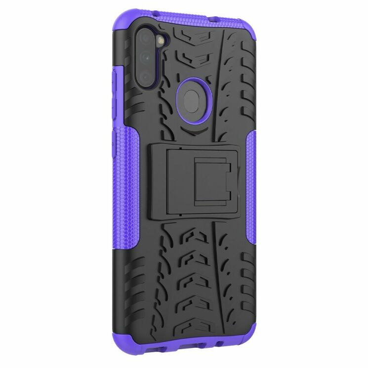 Защитный чехол UniCase Hybrid X для Samsung Galaxy M11 (M115) / Galaxy A11 (A115) - Purple: фото 9 из 18