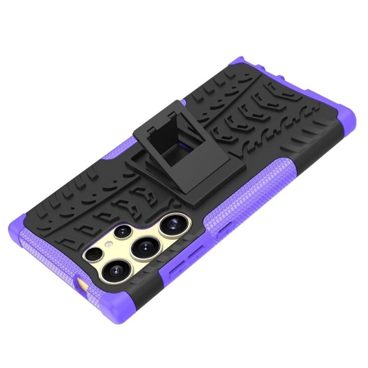 Защитный чехол UniCase Hybrid X для Samsung Galaxy S24 Ultra (S928) - Purple: фото 6 из 17