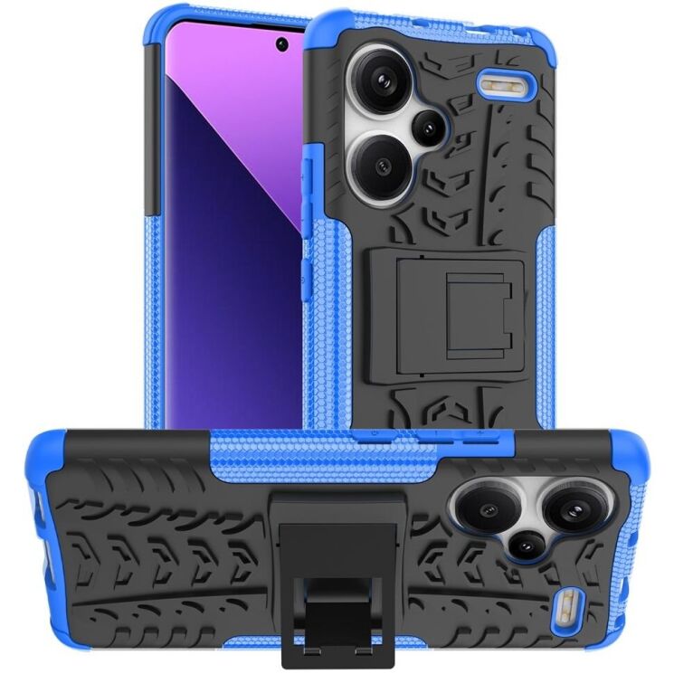 Защитный чехол UniCase Hybrid X для Xiaomi Redmi Note 13 Pro+ - Blue: фото 1 из 15