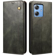 Защитный чехол UniCase Leather Wallet для Motorola G55 - Green: фото 1 из 7