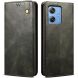 Захисний чохол UniCase Leather Wallet для Motorola G55 - Green (366102G). Фото 1 з 7