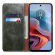 Захисний чохол UniCase Leather Wallet для Motorola G55 - Green (366102G). Фото 2 з 7