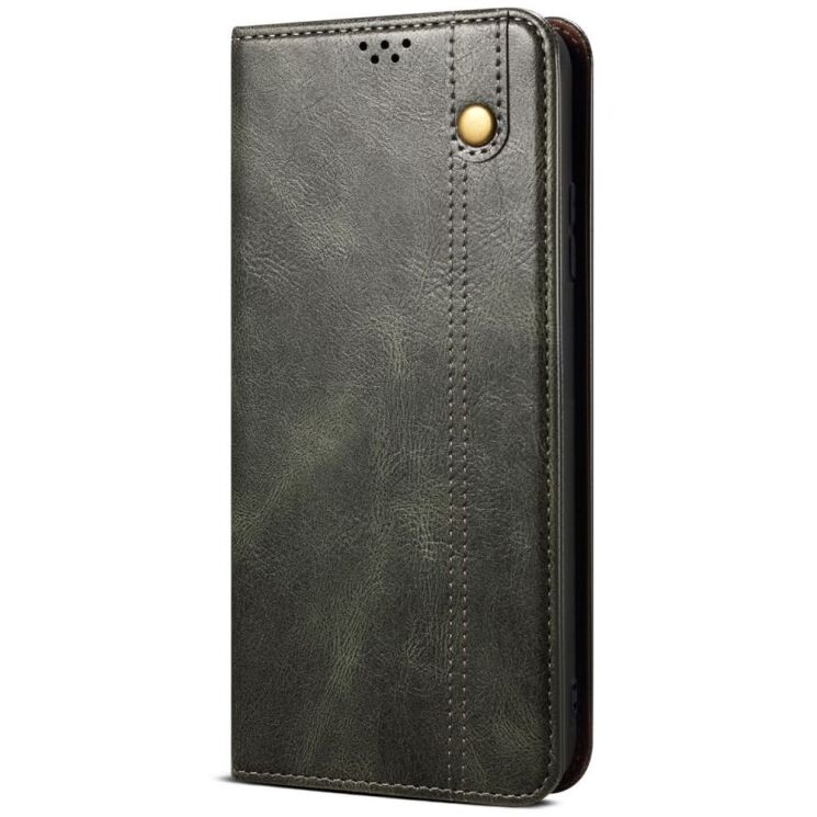 Захисний чохол UniCase Leather Wallet для Motorola G55 - Green: фото 5 з 7