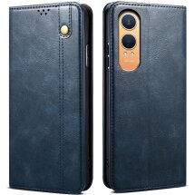 Защитный чехол UniCase Leather Wallet для OnePlus Nord CE 4 Lite - Blue: фото 1 из 6
