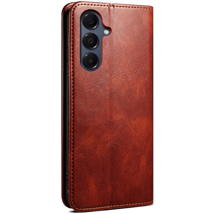 Защитный чехол UniCase Leather Wallet для Samsung Galaxy A17 (A175) - Brown: фото 6 из 6