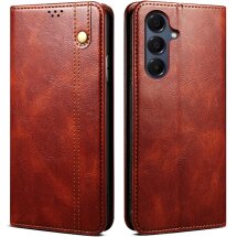 Защитный чехол UniCase Leather Wallet для Samsung Galaxy A17 (A175) - Brown: фото 1 из 6