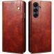 Защитный чехол UniCase Leather Wallet для Samsung Galaxy A17 (A175) - Brown (385018Z). Фото 1 из 6