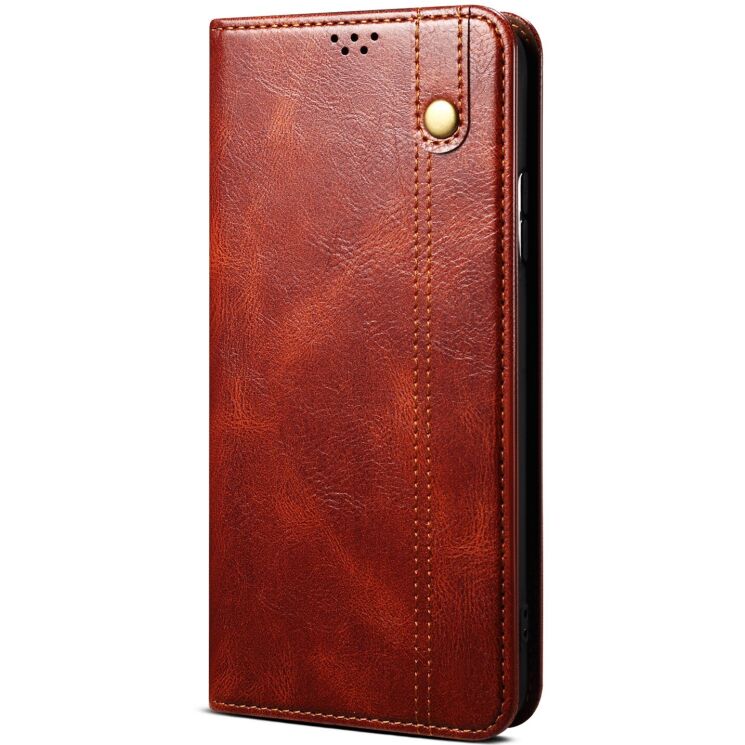 Защитный чехол UniCase Leather Wallet для Samsung Galaxy A17 (A175) - Brown: фото 5 из 6
