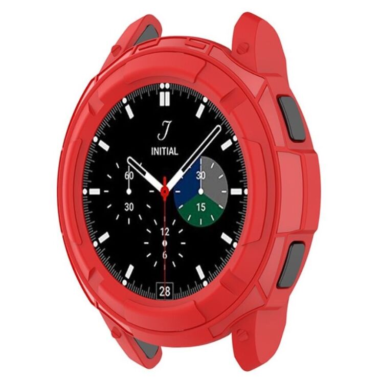 Захисний чохол UniCase Silicone Cover для Samsung Galaxy Watch 4 Classic (42mm) - Red: фото 6 з 9