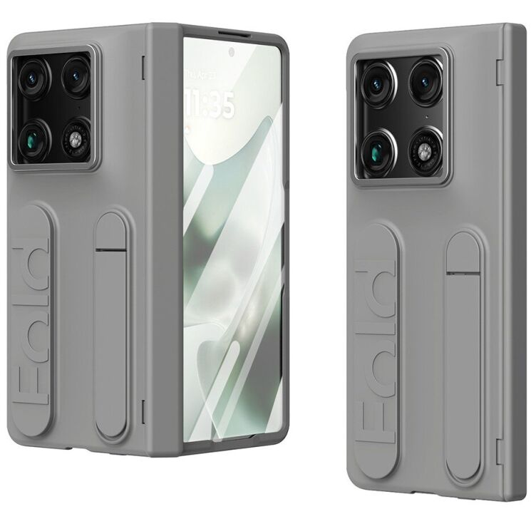 Защитный чехол UniCase Wrist Stand (FF) для Motorola Razr Fold - Grey: фото 3 из 15
