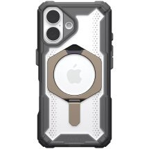 Защитный чехол URBAN ARMOR GEAR Plasma XTE Pro для iPhone 16 (1144761F3136) - Ash / Titanium: фото 1 из 13