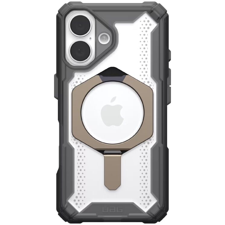 Защитный чехол URBAN ARMOR GEAR Plasma XTE Pro для iPhone 16 (1144761F3136) - Ash / Titanium: фото 1 из 13