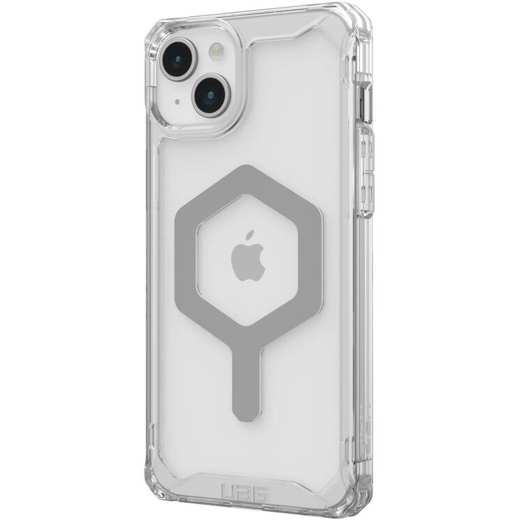 Защитный чехол URBAN ARMOR GEAR (UAG) Plyo Magsafe для Apple iPhone 15 Plus - Ice Silver: фото 2 из 10