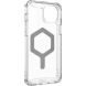 Защитный чехол URBAN ARMOR GEAR (UAG) Plyo Magsafe для Apple iPhone 15 Plus - Ice Silver (339725IS). Фото 9 из 10